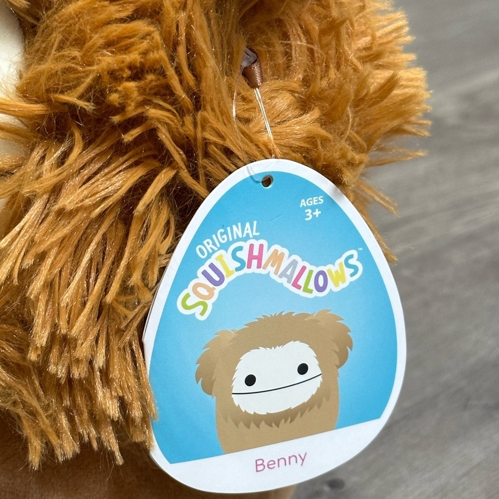 Squishmallow Benny The Bigfoot with Golden Hair 8" pals Plush Stuffed Animal NWT - Picture 4 of 10